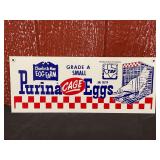 Purina Cage Eggs SST Sign
