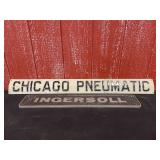 (2) Ingersoll + Chicago Pneumatic Signs