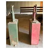 Pair of Phillips Pump & Tank Co. Model 90BS Fuel Pumps with Tanks