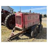 Hobart GI-418 Portable Welder-Generator on Small Pintle Hitch Trailer