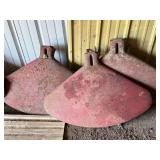 Three Farmall / IH Tractor Step Plate Fenders