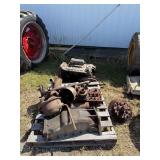Mix of Tractor engine and Drivetrain parts.