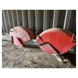 Pair of International Harvester Full Coverage Tractor Fenders with Side Shields