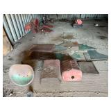 Oliver Row Crop 77 Sheet Metal & Parts Lot