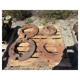 Four miscellaneous Wheel Weights