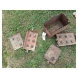 Battery box with lids