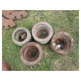 4 belt pulleys