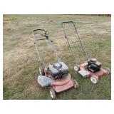 2 lawn mowers