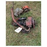 Carburetor and hydraulic pump