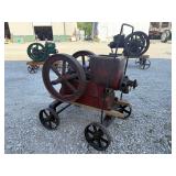 Fuller & Johnson 2 HP Hit & Miss Engine on Truck Cart