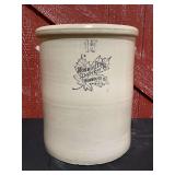 Monmouth Pottery 15 Gal. Crock w/Molded Handles