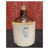 White Hall 1 Qt. Brown Top Stoneware Jug