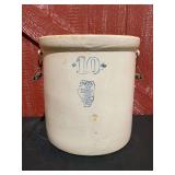 White Hall 10 Gal. Crock w/Metal Handles