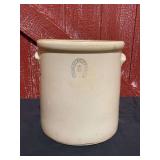 Macomb Pottery 6 Gal. Crock w/Molded Handles