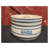 White Hall Cake Crock w/Insert