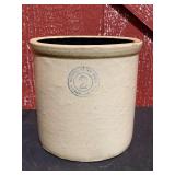 CIRCLE STAMP White Hall 2 Gal. Crock
