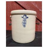 White Hall 6 Gal. Crock w/Metal Handles