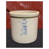 LARGE STAMP White Hall 2 Gal. Crock