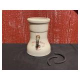 Cordley & Hayes Anheuser-Busch Beer Dispenser Stoneware Stand w/Metal Spigot