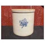 Western Stoneware Cobalt Decorated 3 Gal. Crock
