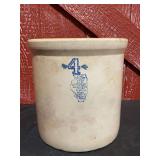 White Hall 4 Gal. Crock