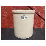 Stoneware Cobalt Stencil 8 Gal. Crock