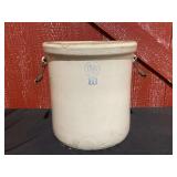Louisville Pottery 10 Gal. Crock w/Metal Handles