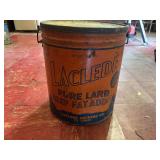 Laclede Lard Tin and 2 Wax Tins