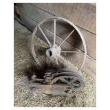 Brake Pulley & Small Steel Wheel