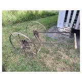 Antique Barrel Cart