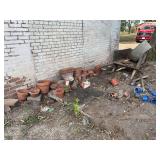 Vintage Wheel Barrow, Galvanized Tub, and Assorted Pots