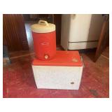 Drink Jug and Vintage Thermos Cooler