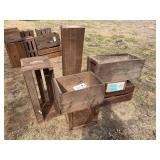 Assorted Wooden Crates