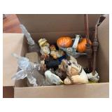Assorted figurines, Bell & Candles