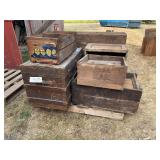 Assorted Wooden Crates