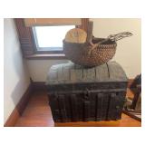 Large Chest, Basket, Fan & Rug Beater