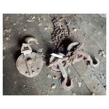 Chain Hoist and Snatch Block