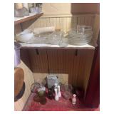 Contents of Right Side Pantry Shelf & Floor