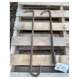 (2) Meat Hooks