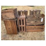 Assorted Wooden Crates