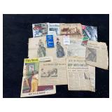 Mid-1900s Newspapers and Misc. Literature/Ads