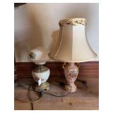 2 Vintage Electric Lamps