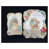 1899 and 1902 Calendars from Wm. F. Brell & Henry Holderread Litchfield, IL