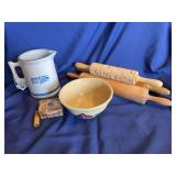 Pottery, Rolling Pins, & More