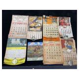 Assorted Montgomery County (Illinois) Calendars From 1950-1953