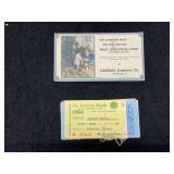 1960s Litchfield American Legion Membership Cards & Litchfield Creamery Co