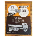 Linn C-5 Truck Sales Literature