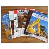 (8) JCB Backhoe Sales Literature