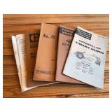(5) Caterpillar Scraper Manuals