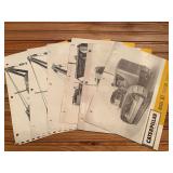 (6) Caterpillar Crawler Spec Sheets